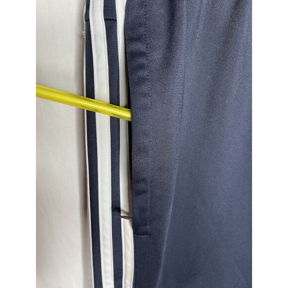Adidas Essentials Men's Warm Up Tapered 3 Stripes Jogger Pants Navy Blue Sz M - Picture 4 of 10